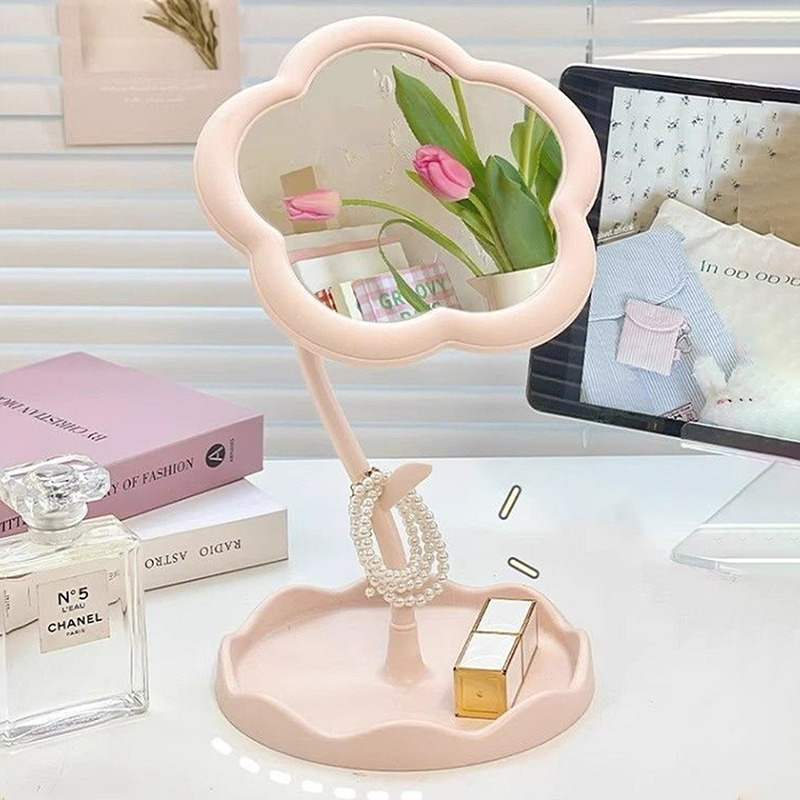Body Jewelry Websites - Desktop Makeup Mirror Sunflower Shaped Cute