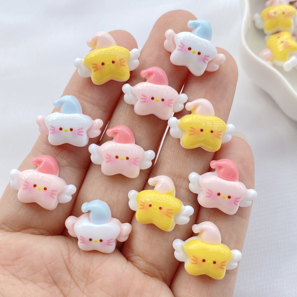 Star Flat Back - 20Pcs New Cute Mini Resin Angel