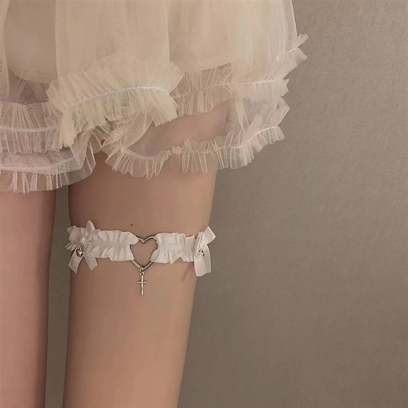 Body Jewelry Leg Chain - Bow Love Leg Ring Female Punk