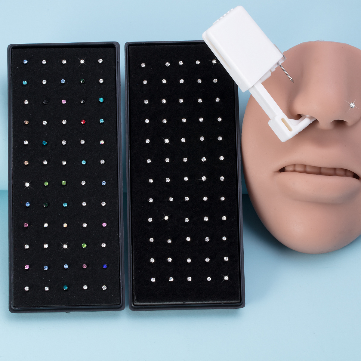 Body Jewelry Factory - 61PCS Nose Piercing Kit Including 1pc