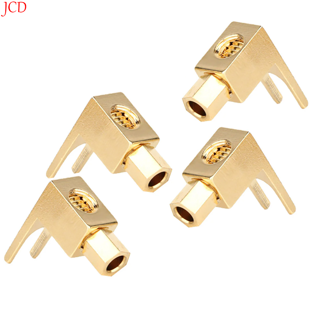 Body Jewelry 4 U - 2/5/10PCS Banana Connectors Gold Plated Speaker