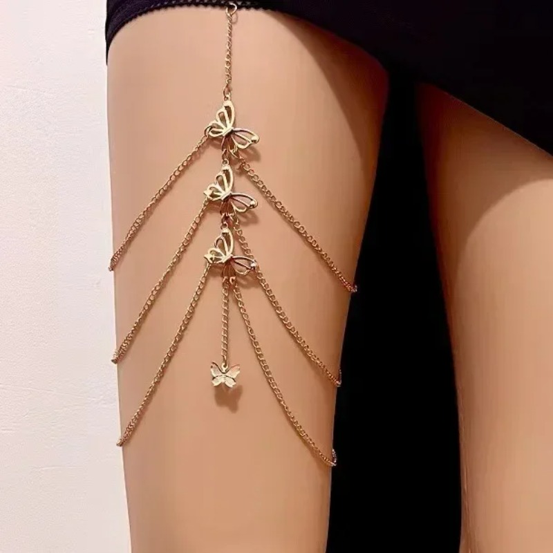Bohemian Crystal Tassel Multi  - đánh giá và giá Body Jewelry Leg Chain