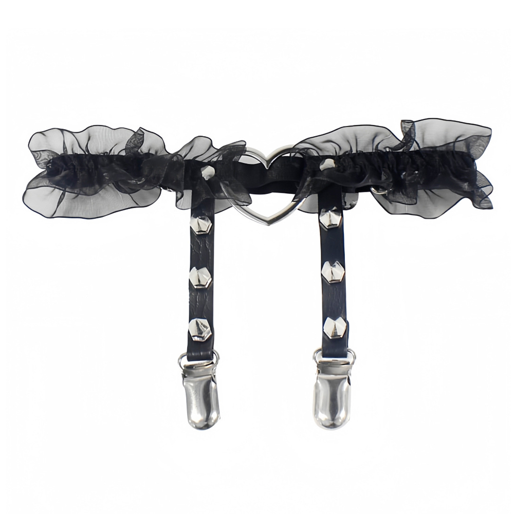Punk peach heart garter belt P - đánh giá và giá Body Jewelry Leg Chain
