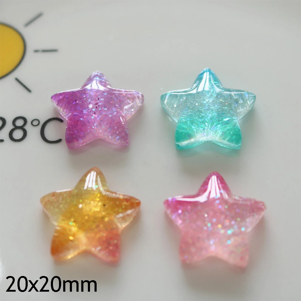 10PCS Gradient Star Series Res - đánh giá và giá Star Flat Back