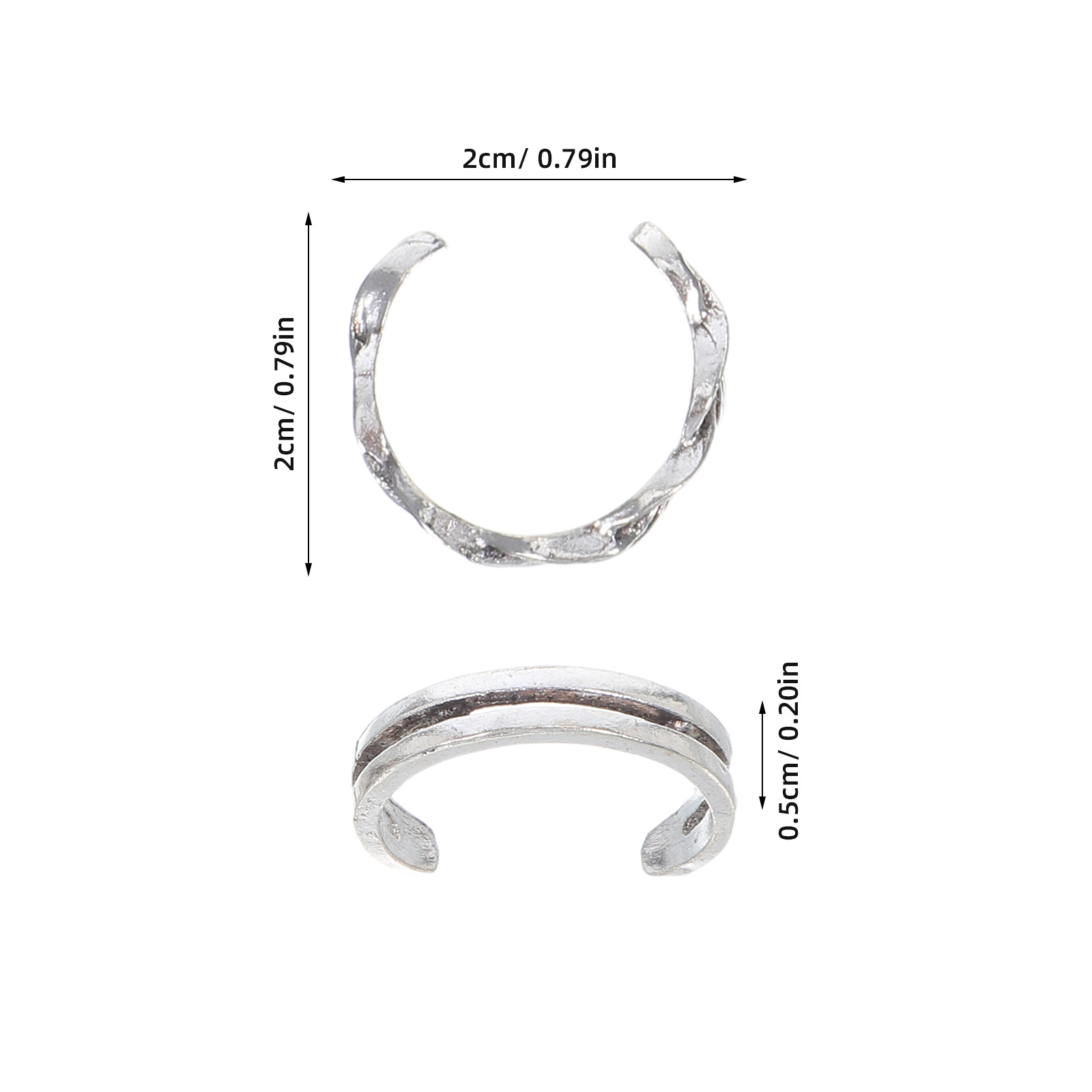 12Pcs Adjustable Vintage Fashi - đánh giá và giá Body Jewelry Hoops