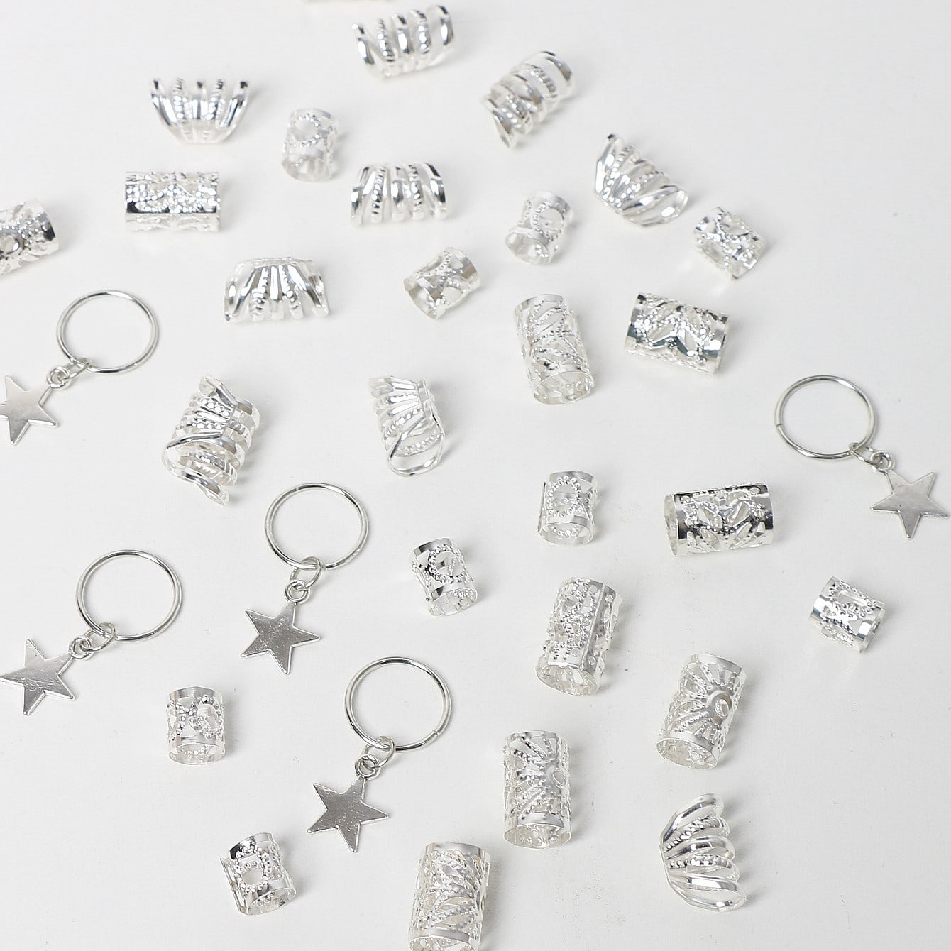 35pcs/set Silver Five-pointed  - đánh giá và giá Body Jewelry Websites