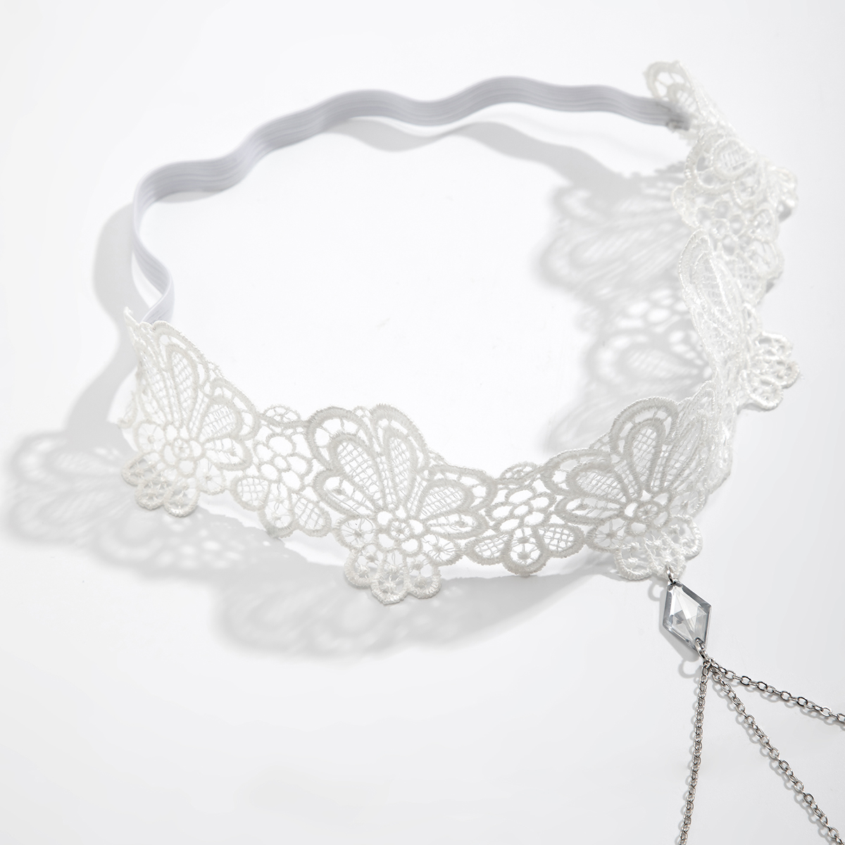 IngeSight Z Gothic White Lace  - đánh giá và giá Body Jewelry Leg Chain