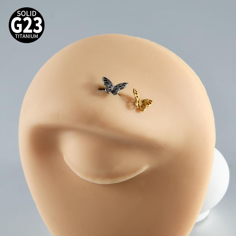 Hollow Butterfly Dermal Anchor - đánh giá và giá Dermal Anchor Top