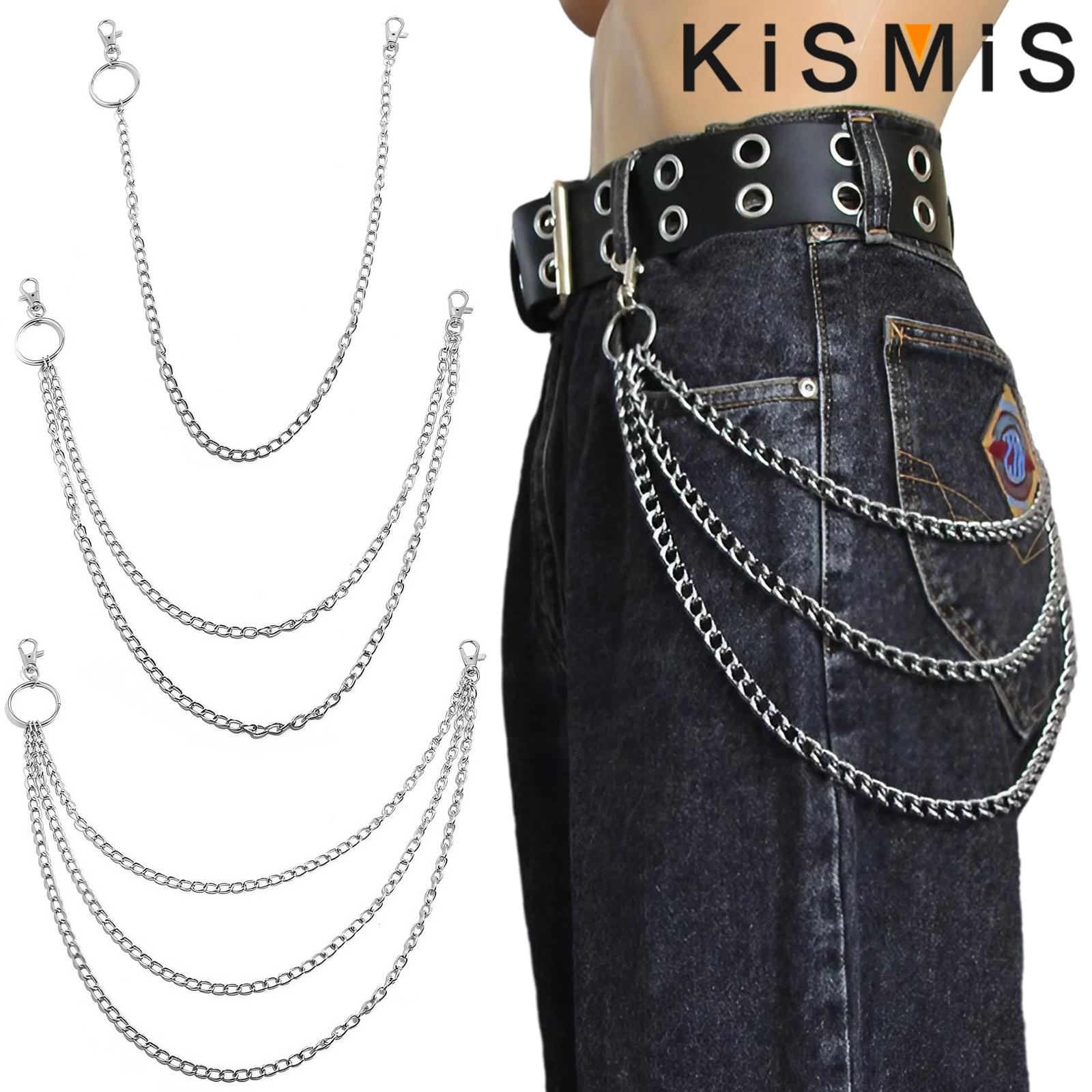 KISMIS 1PC Punk Street keychai - đánh giá và giá Body Jewelry Leg Chain