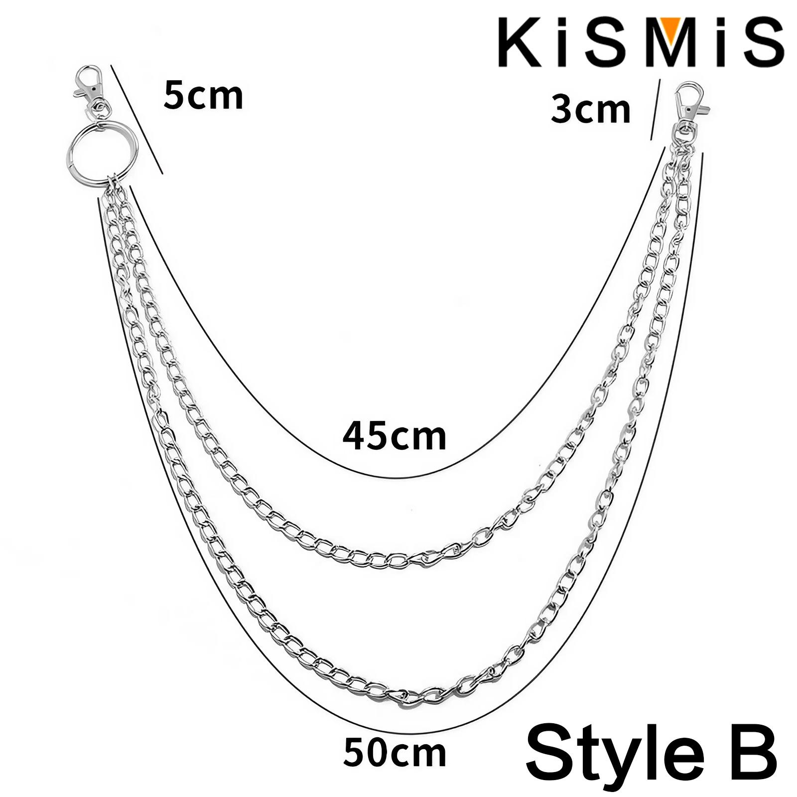 KISMIS 1PC Punk Street keychai - đánh giá và giá Body Jewelry Leg Chain