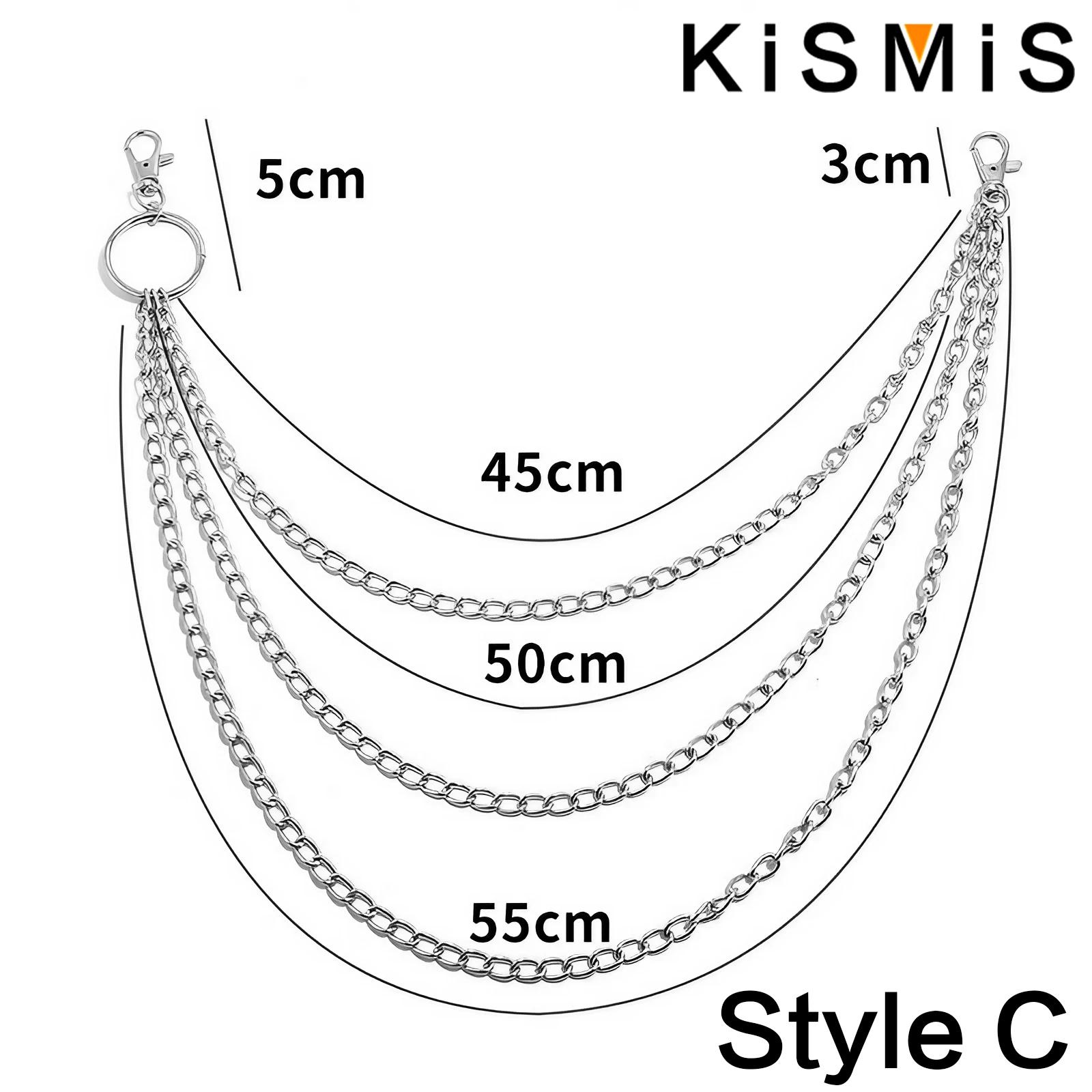 KISMIS 1PC Punk Street keychai - đánh giá và giá Body Jewelry Leg Chain