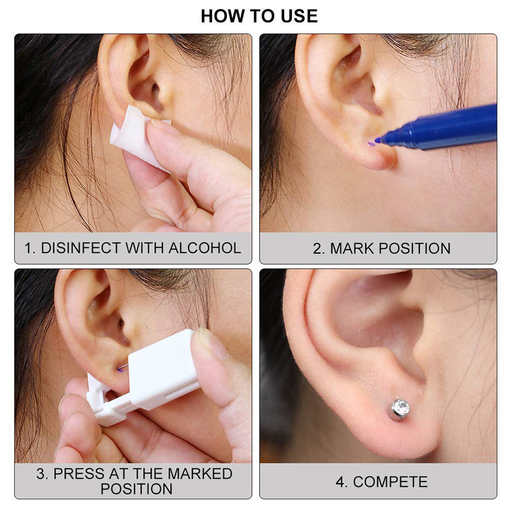 1pc Disposable Green Ear Pierc - đánh giá và giá Body Jewelry Factory
