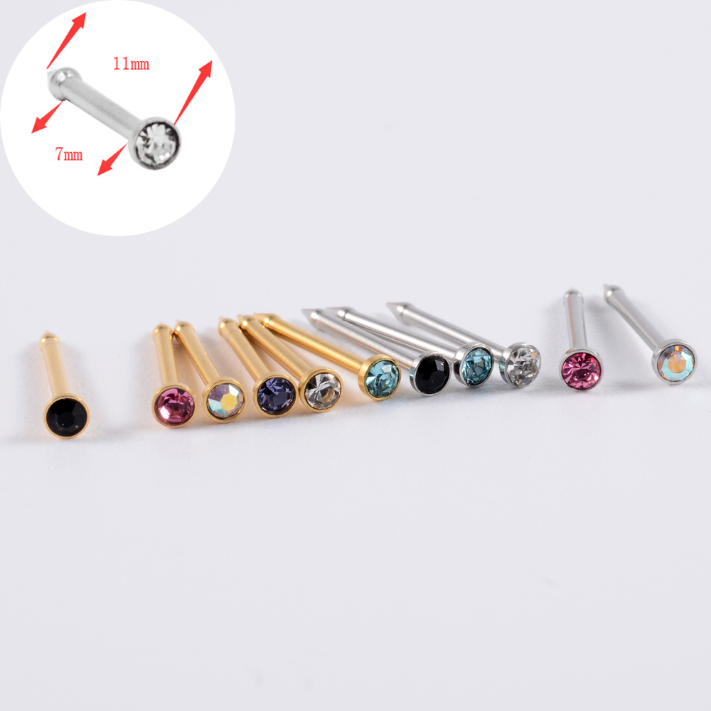 1 Unit Gem Nose Studs Piercing - đánh giá và giá Body Jewelry Factory
