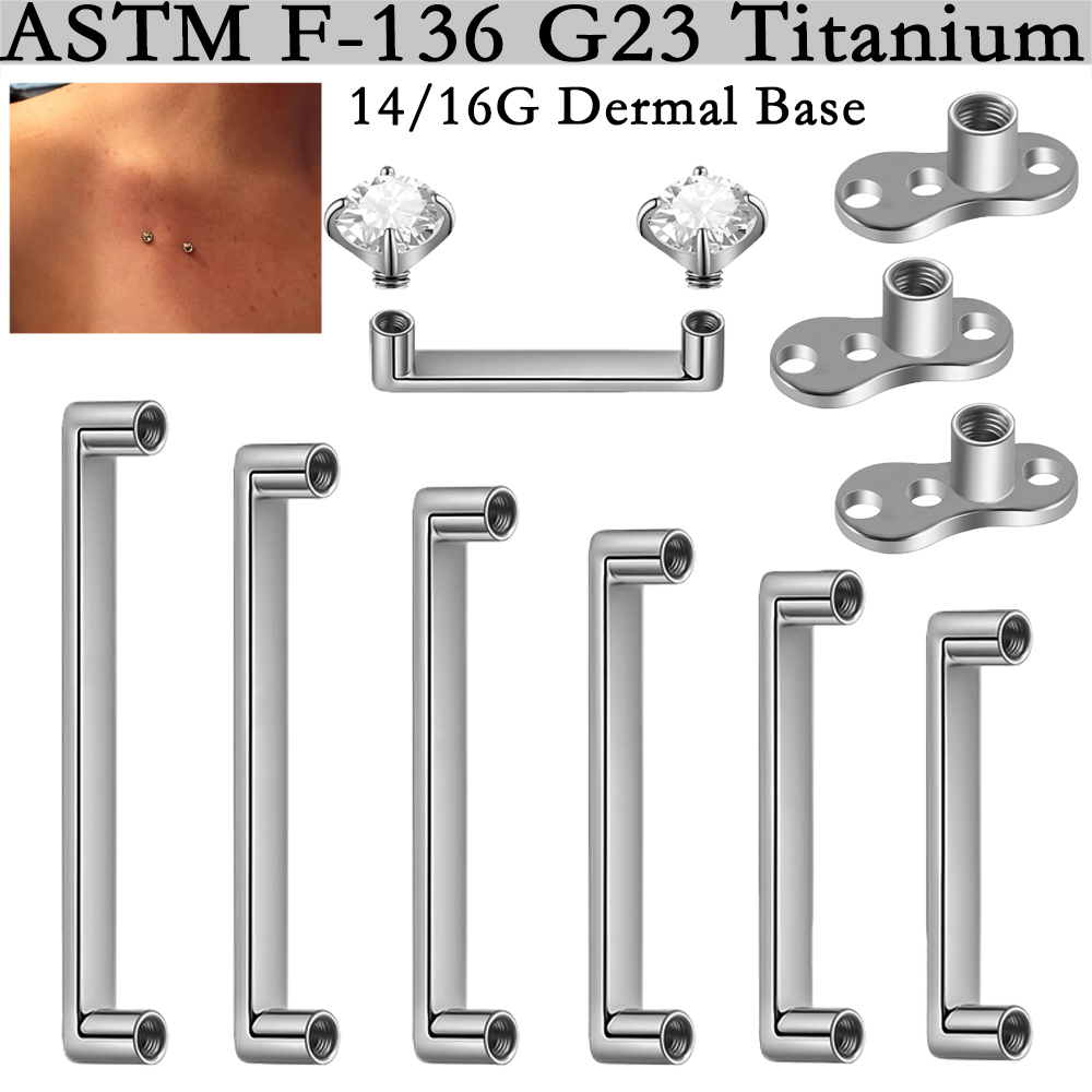 5/1PCS G23 Titanium Surface Pi - đánh giá và giá Dermal Anchor Top