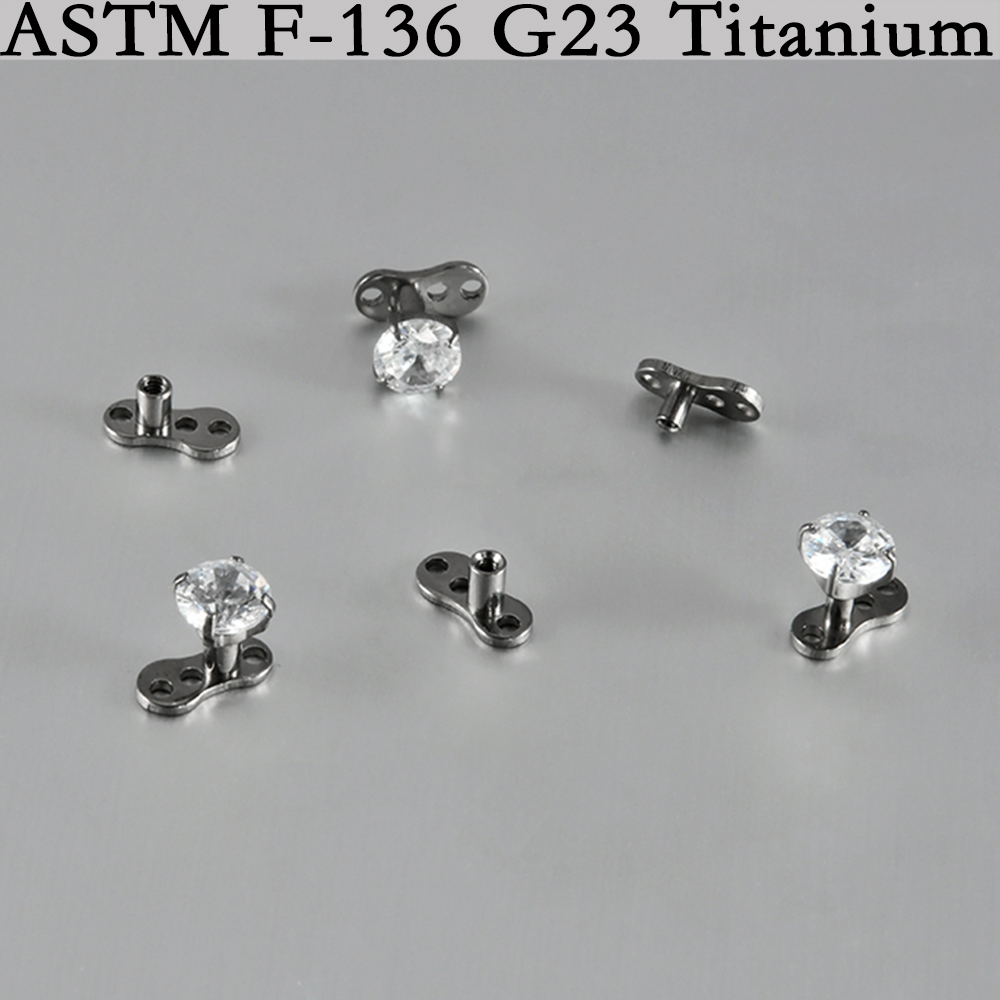 5/1PCS G23 Titanium Surface Pi - đánh giá và giá Dermal Anchor Top