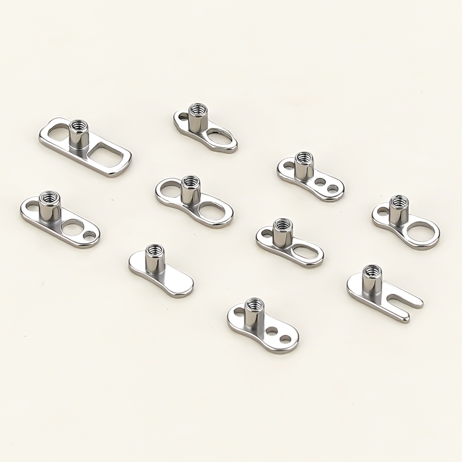 5Pcs/10Pcs /50Pcs Titanium Der - đánh giá và giá Dermal Anchor Top