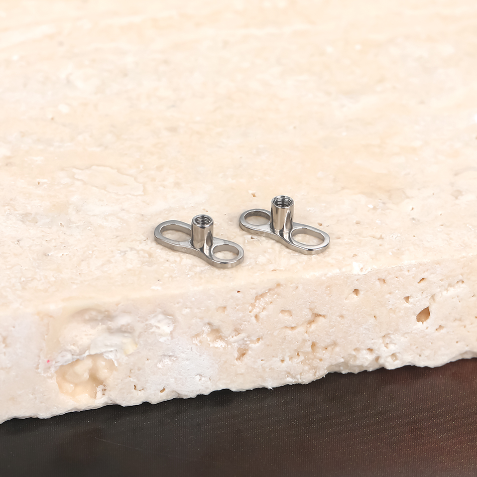 5Pcs/10Pcs /50Pcs Titanium Der - đánh giá và giá Dermal Anchor Top