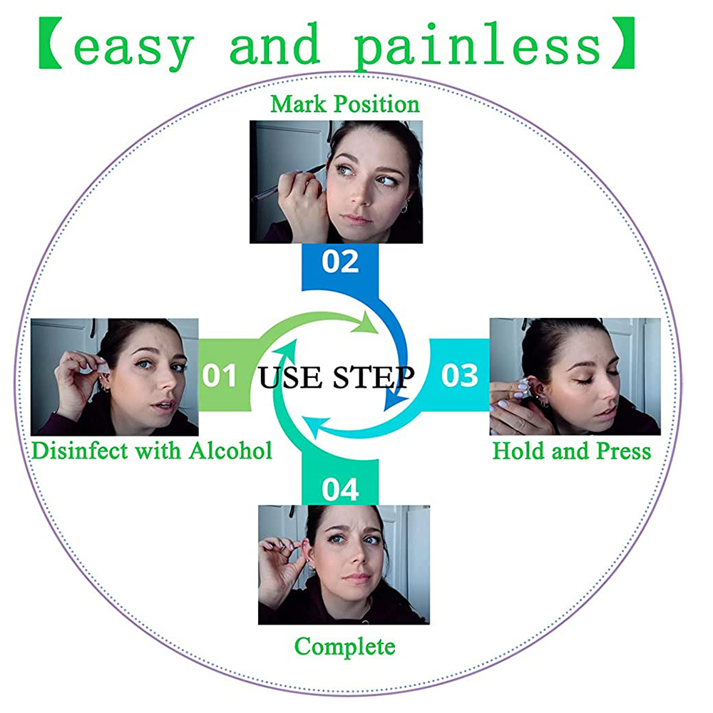 1-20Pcs/set Ear Piercing Gun D - đánh giá và giá Body Jewelry Factory
