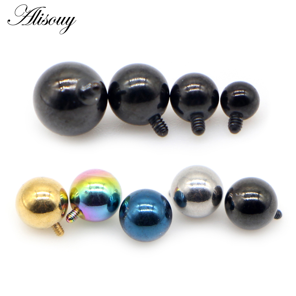 Alisouy 2PCS 3/4/5/6mm 16G Sta - đánh giá và giá Dermal Anchor Top
