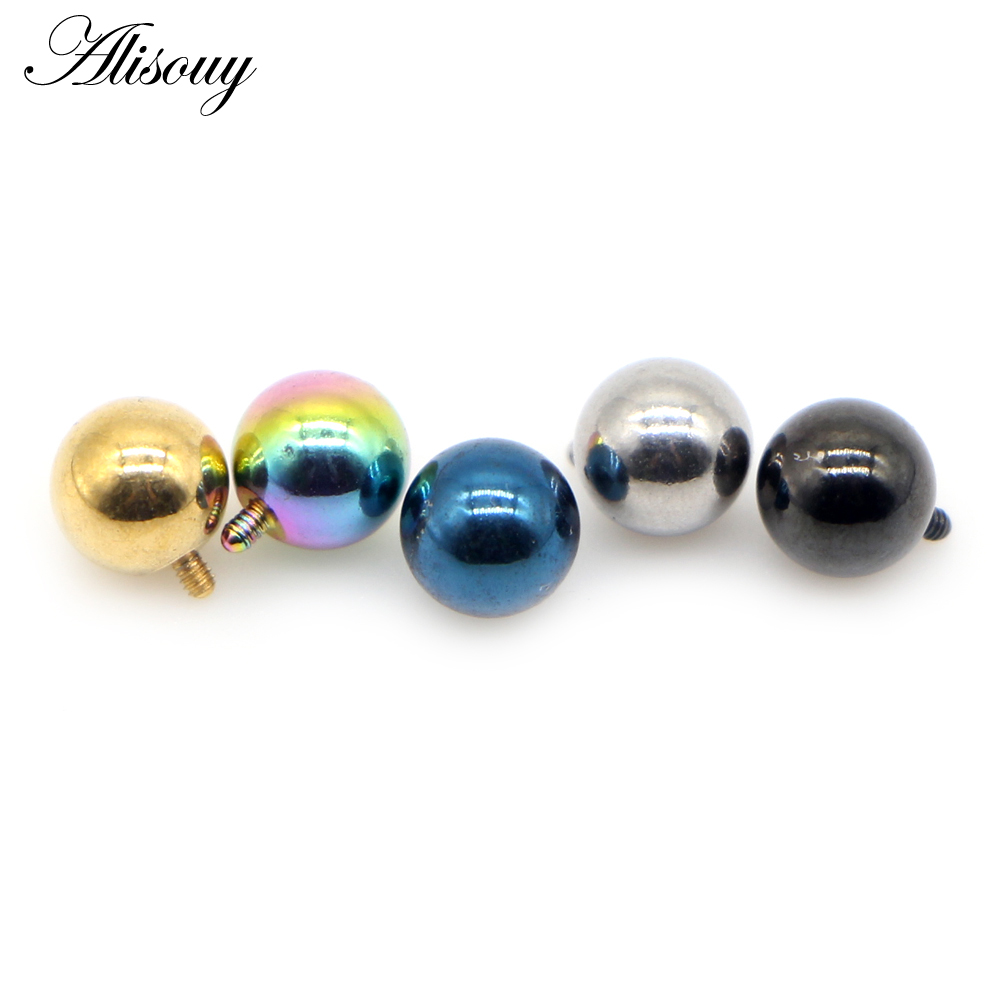 Alisouy 2PCS 3/4/5/6mm 16G Sta - đánh giá và giá Dermal Anchor Top