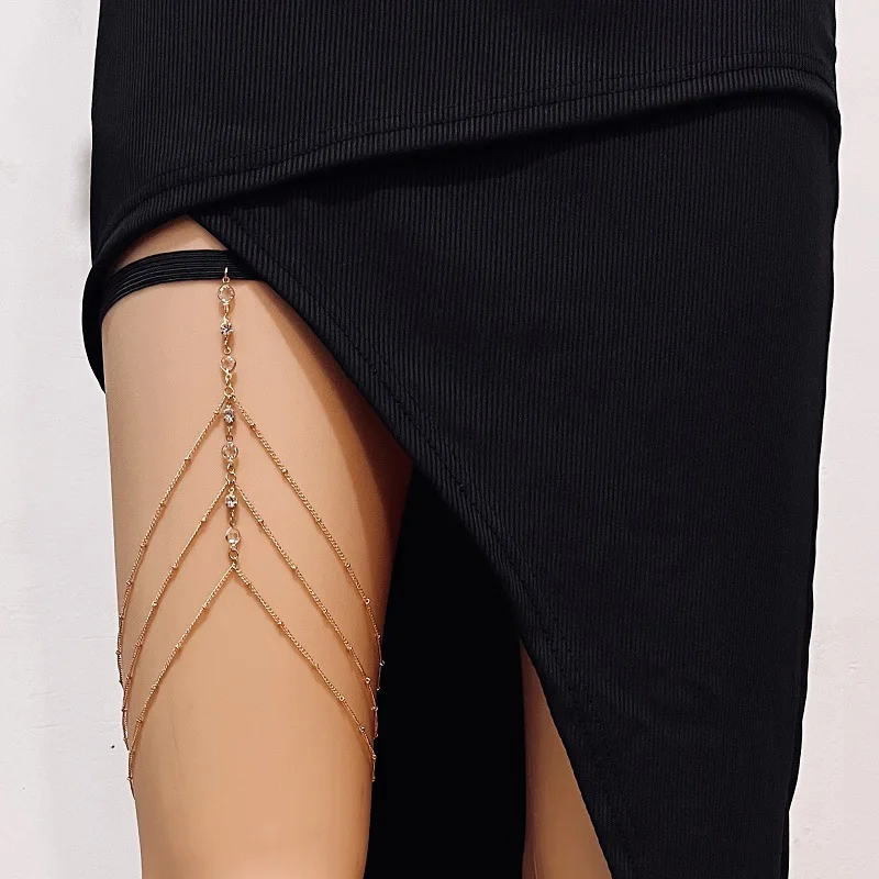 Fashion Summer Bohemian Thigh  - đánh giá và giá Body Jewelry Leg Chain