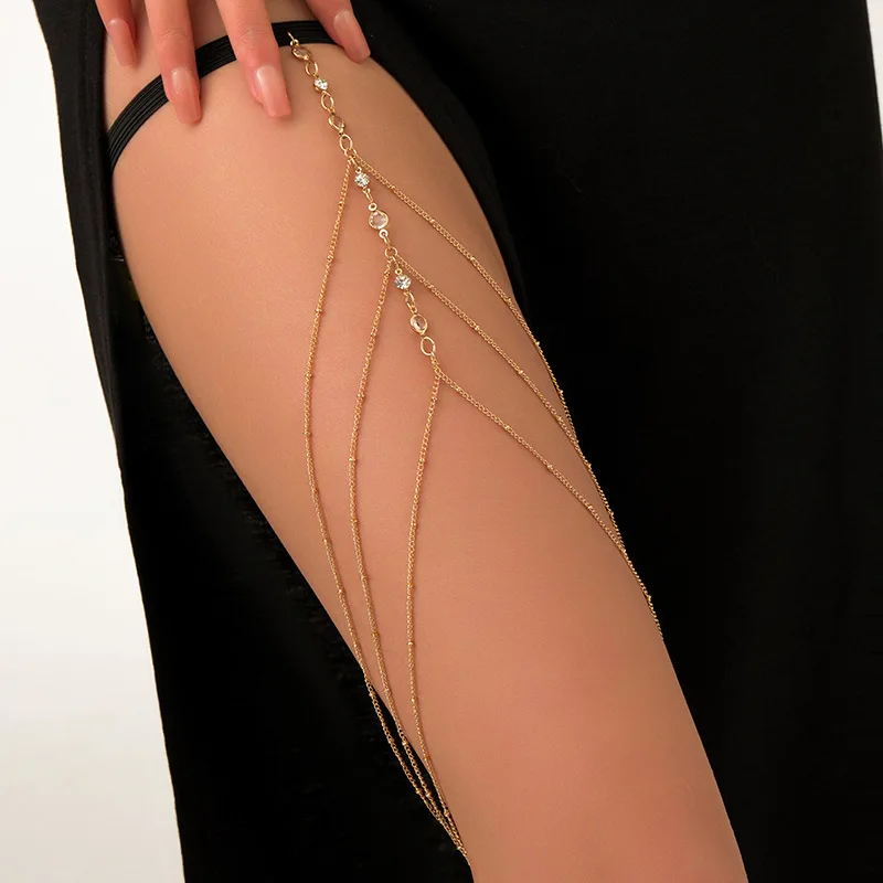 Fashion Summer Bohemian Thigh  - đánh giá và giá Body Jewelry Leg Chain