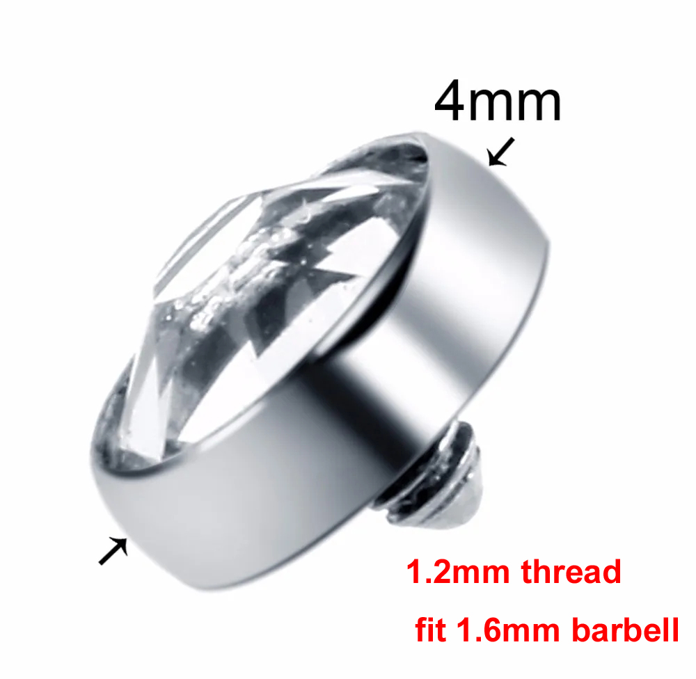 1PC G23 Titanium Dermal Anchor - đánh giá và giá Dermal Anchor Top