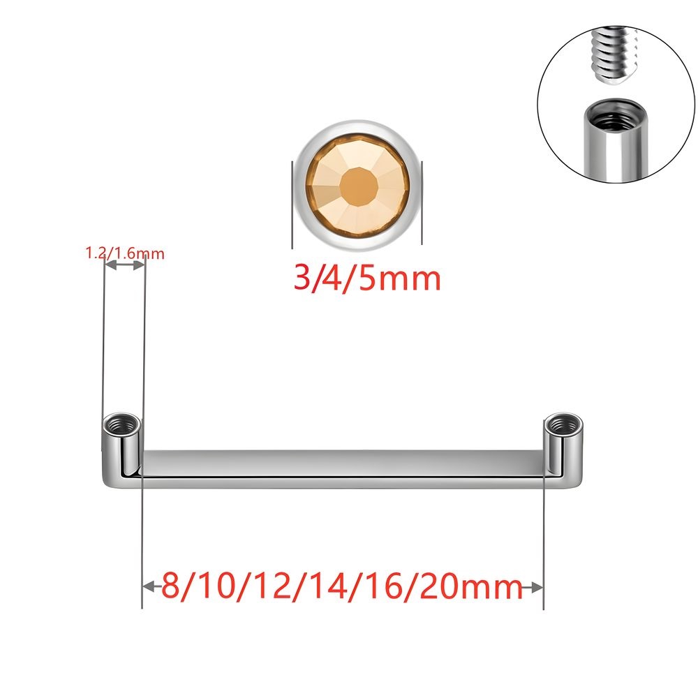 ASTM F136 Titanium Dermal Anch - đánh giá và giá Dermal Anchor Top