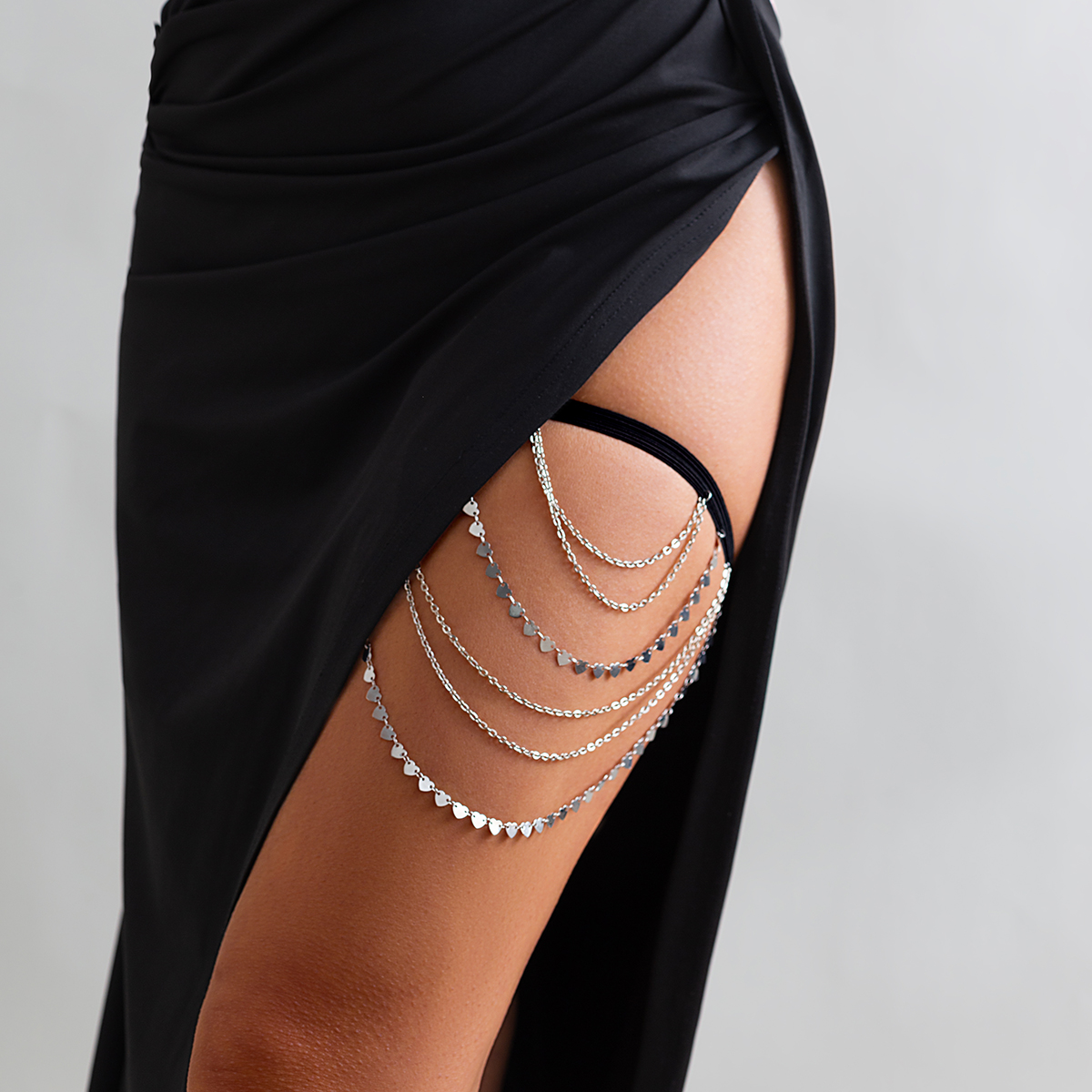 Boho Sexy Elastic Band Bandage - đánh giá và giá Body Jewelry Leg Chain