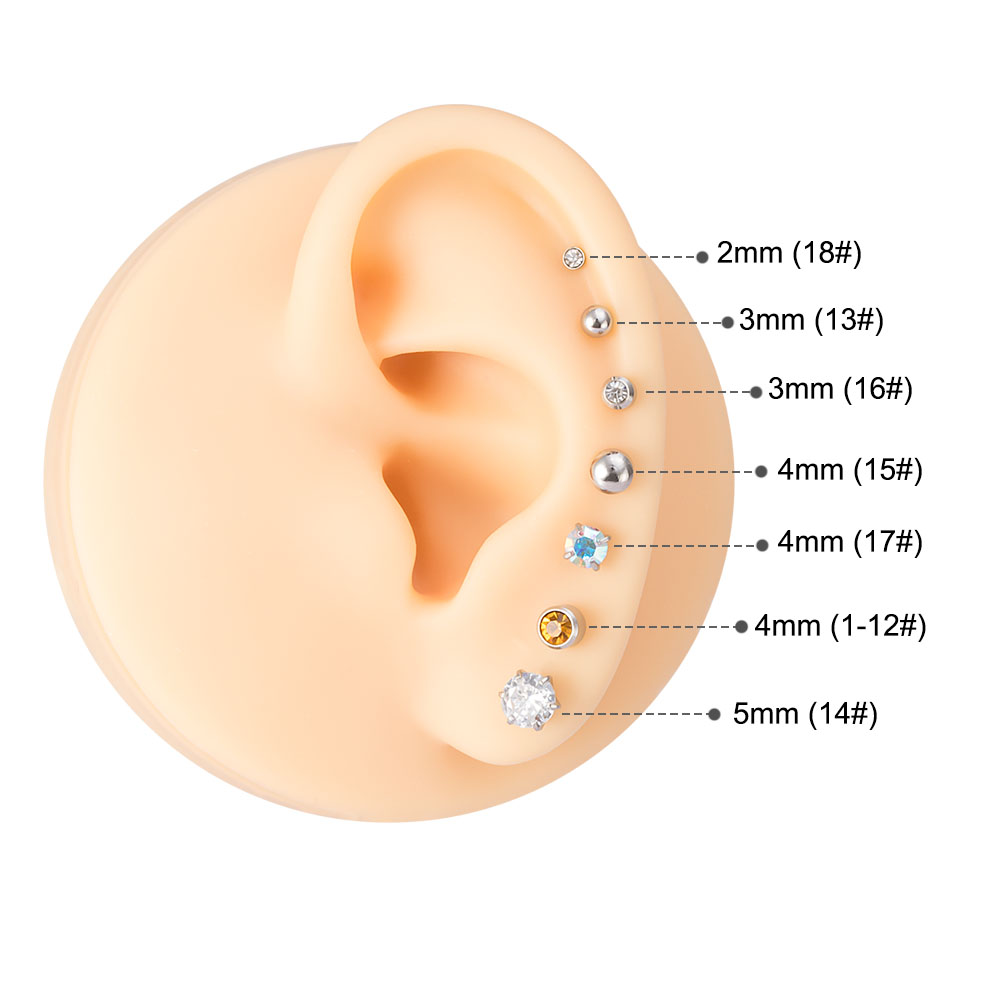 1 Unit Disposable Sterile Ear  - đánh giá và giá Body Jewelry Factory