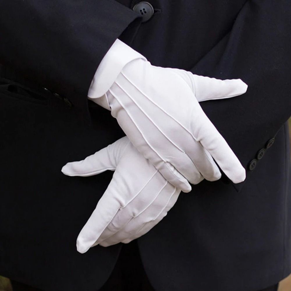 New Soft White Cotton Gloves H - đánh giá và giá Body Jewelry Websites