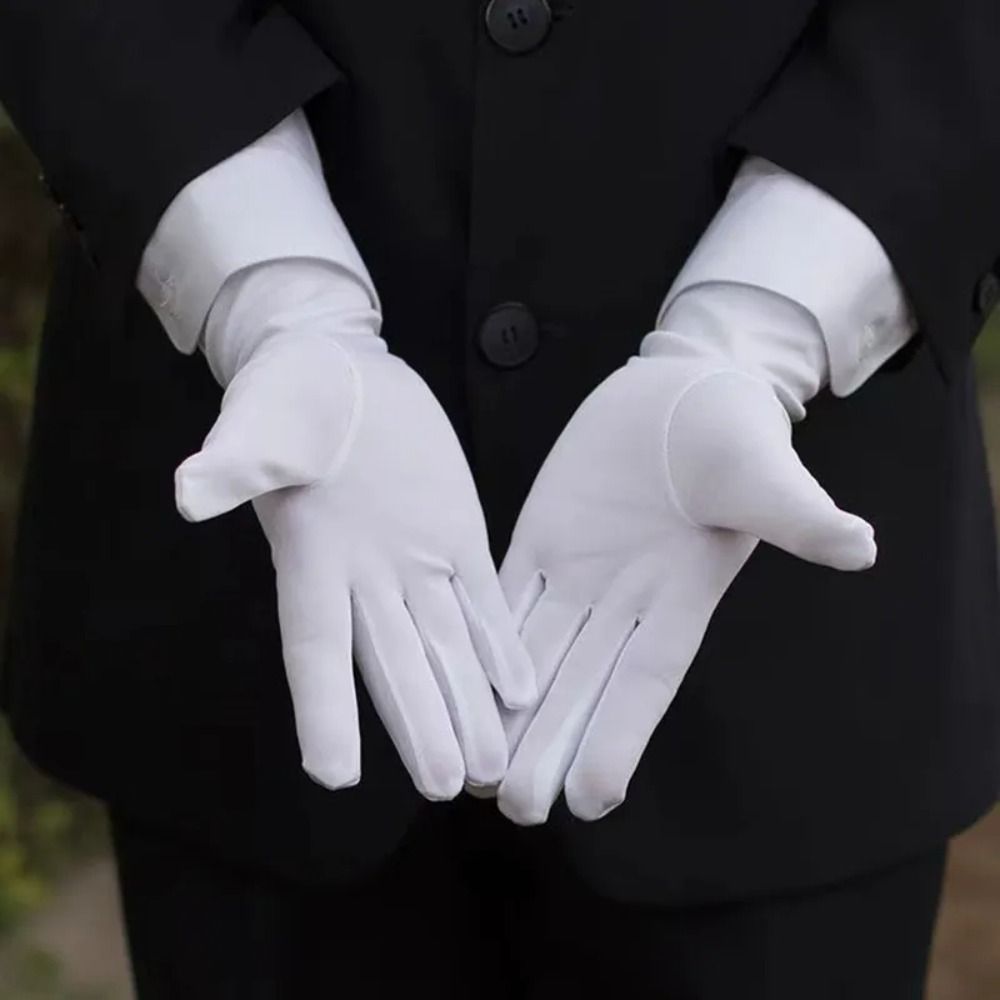 New Soft White Cotton Gloves H - đánh giá và giá Body Jewelry Websites