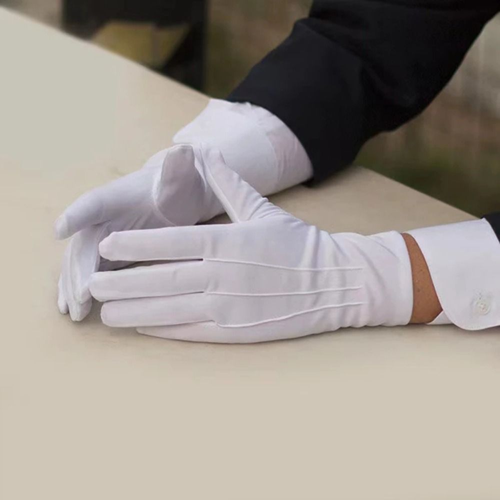 New Soft White Cotton Gloves H - đánh giá và giá Body Jewelry Websites