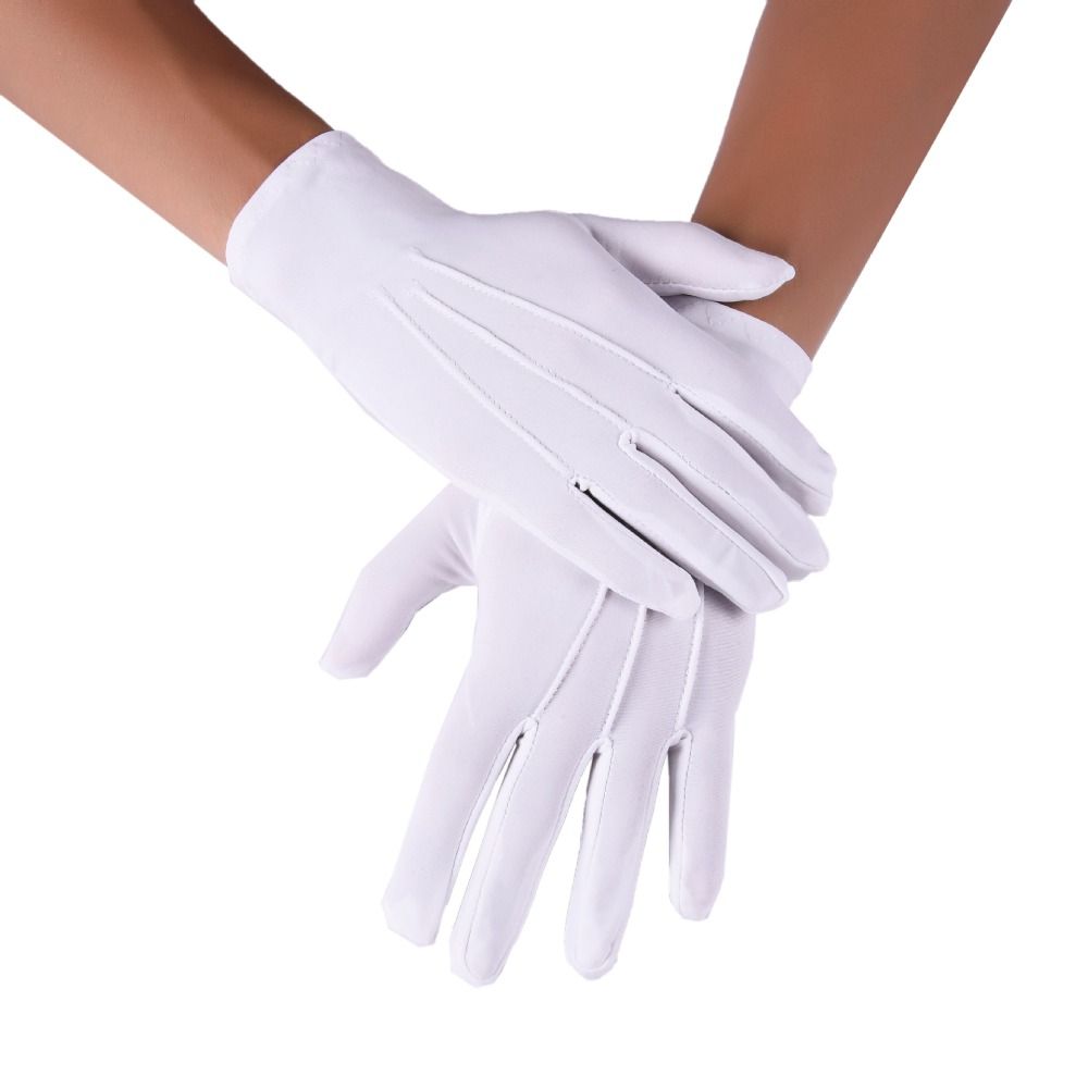 New Soft White Cotton Gloves H - đánh giá và giá Body Jewelry Websites