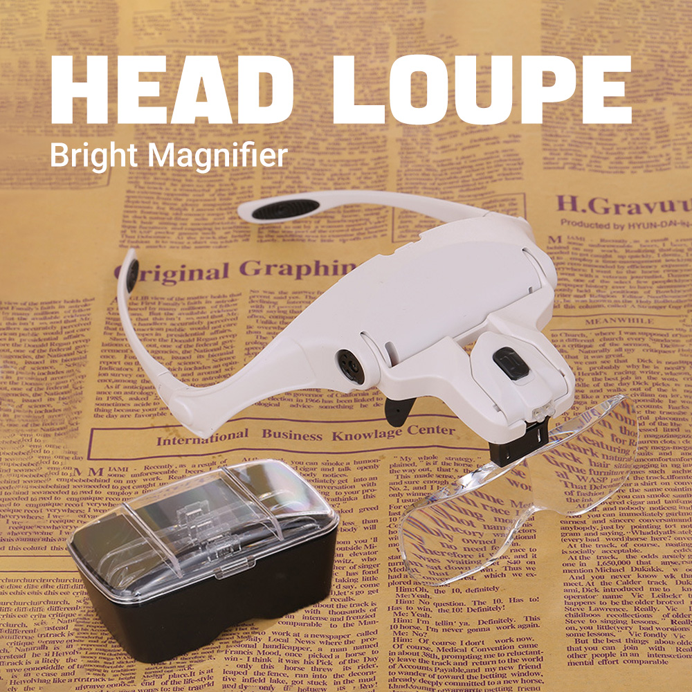 Head-Mounted Magnifier With LE - đánh giá và giá Body Jewelry Websites