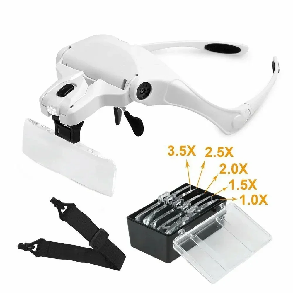 Head-Mounted Magnifier With LE - đánh giá và giá Body Jewelry Websites