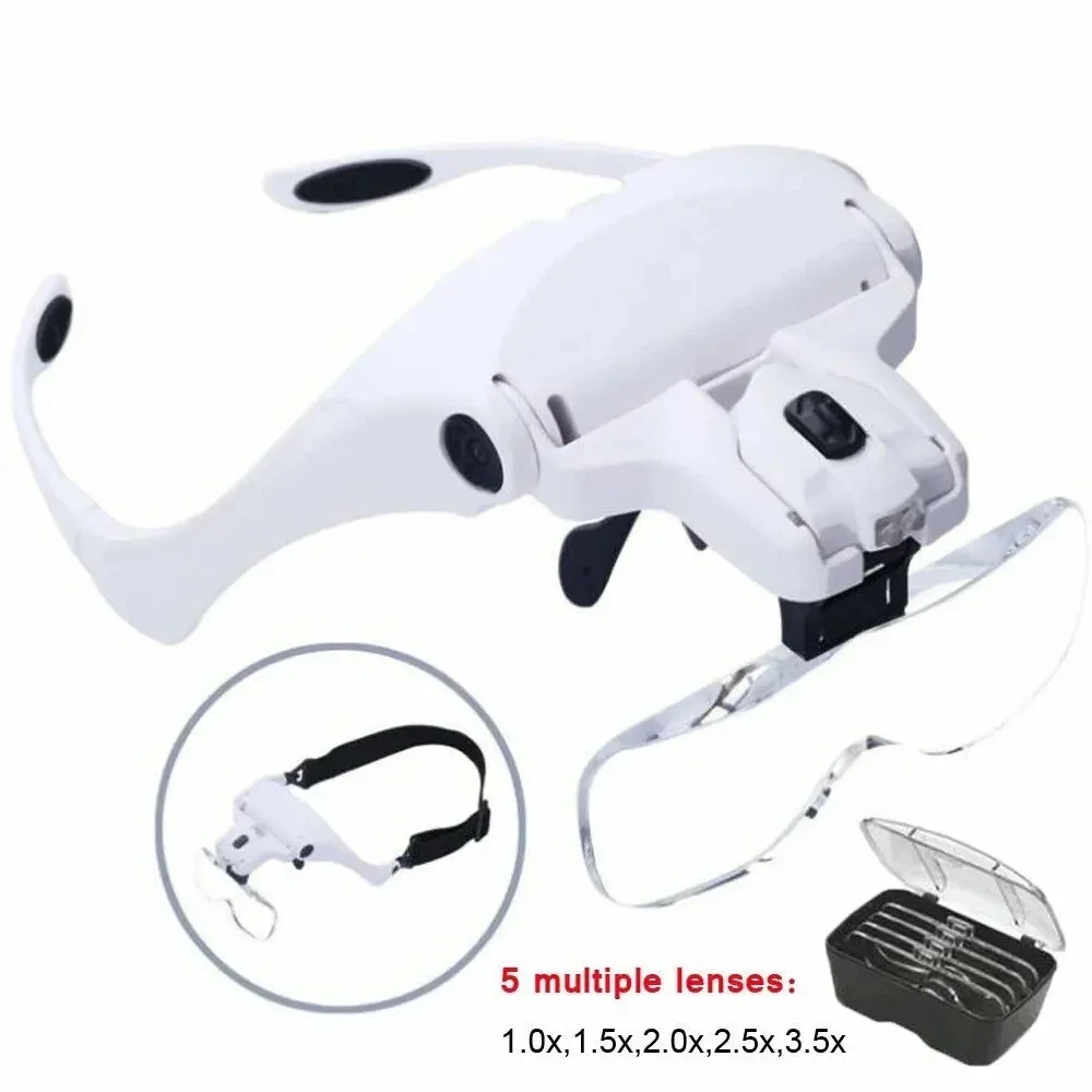 Head-Mounted Magnifier With LE - đánh giá và giá Body Jewelry Websites