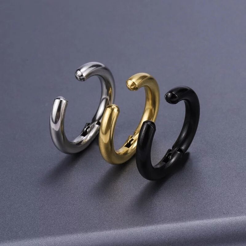 2/6Pcs Fake Huggie Hoop Earrin - đánh giá và giá Body Jewelry Hoops