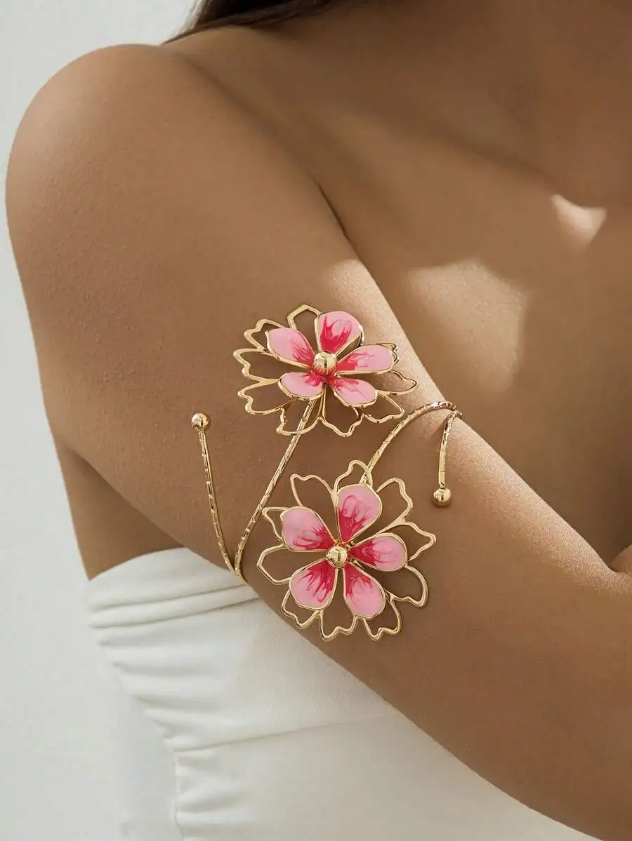 Floral Pearl Necklace Earring  - đánh giá và giá Body Jewelry Leg Chain