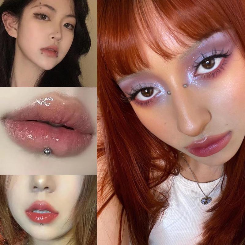 321pcs Non Piercing Lip Studs  - đánh giá và giá Body Jewelry Hoops