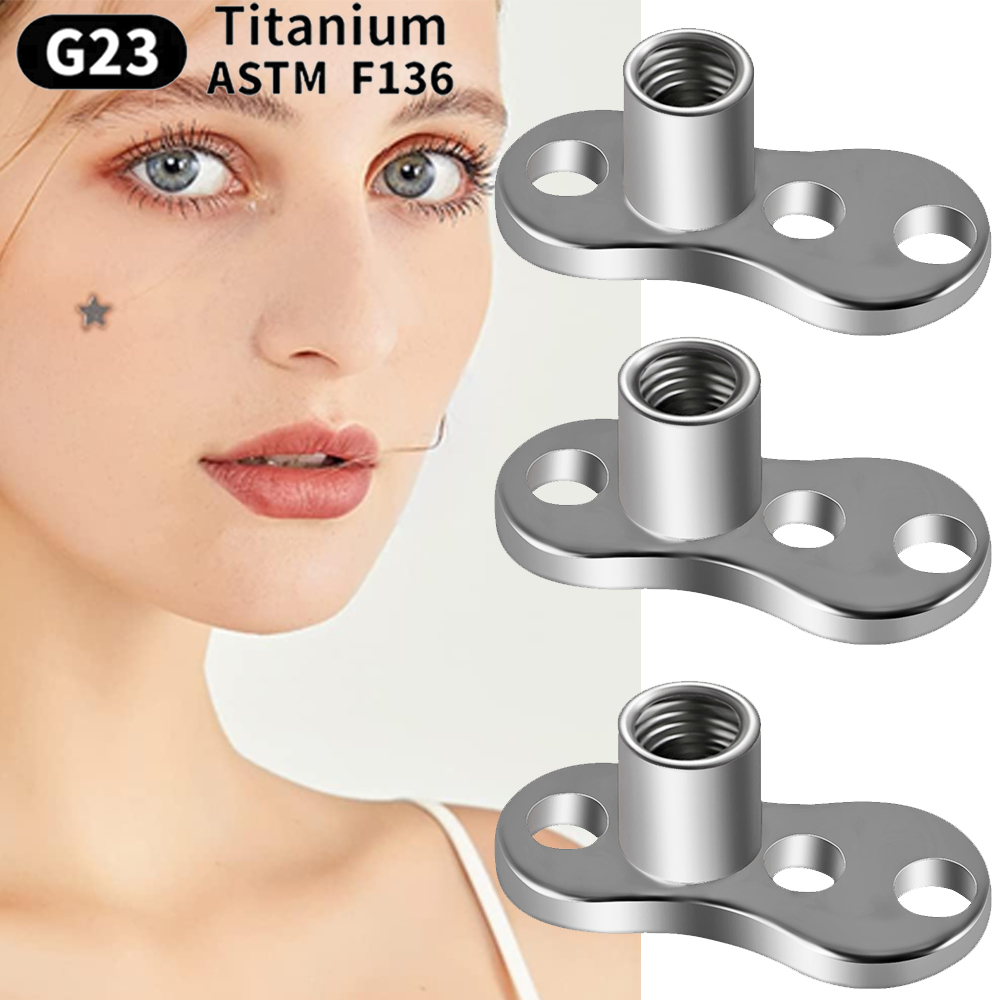 1PC 14G/16G Grade G23 Titanium - đánh giá và giá Dermal Anchor Top