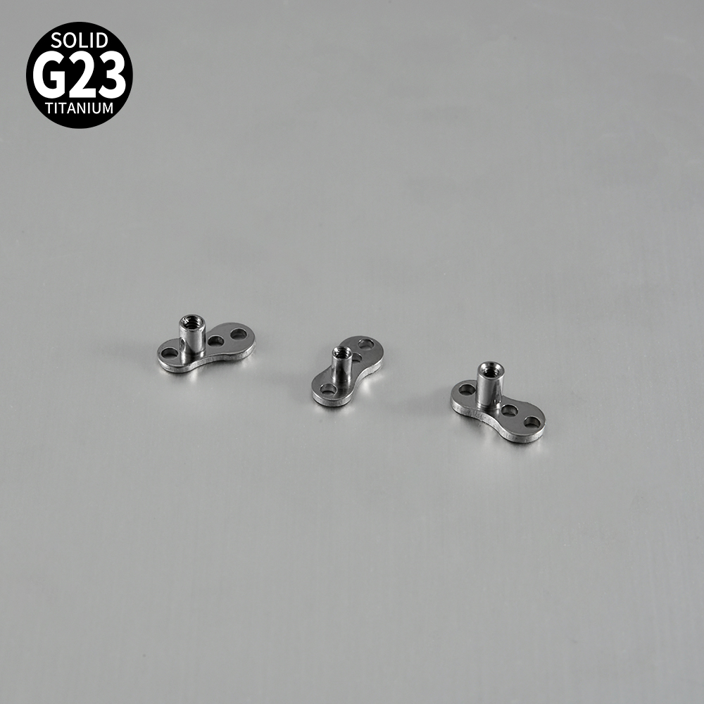 1PC 14G/16G Grade G23 Titanium - đánh giá và giá Dermal Anchor Top