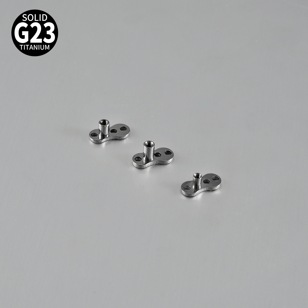 1PC 14G/16G Grade G23 Titanium - đánh giá và giá Dermal Anchor Top