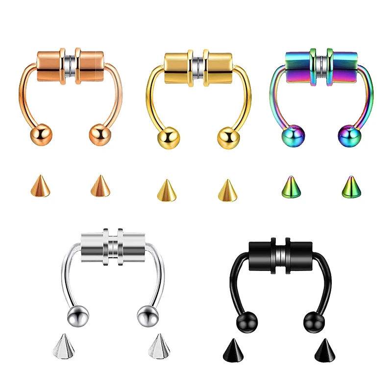 Fake Piercing Nose Ring Hoop S - đánh giá và giá Body Jewelry Hoops