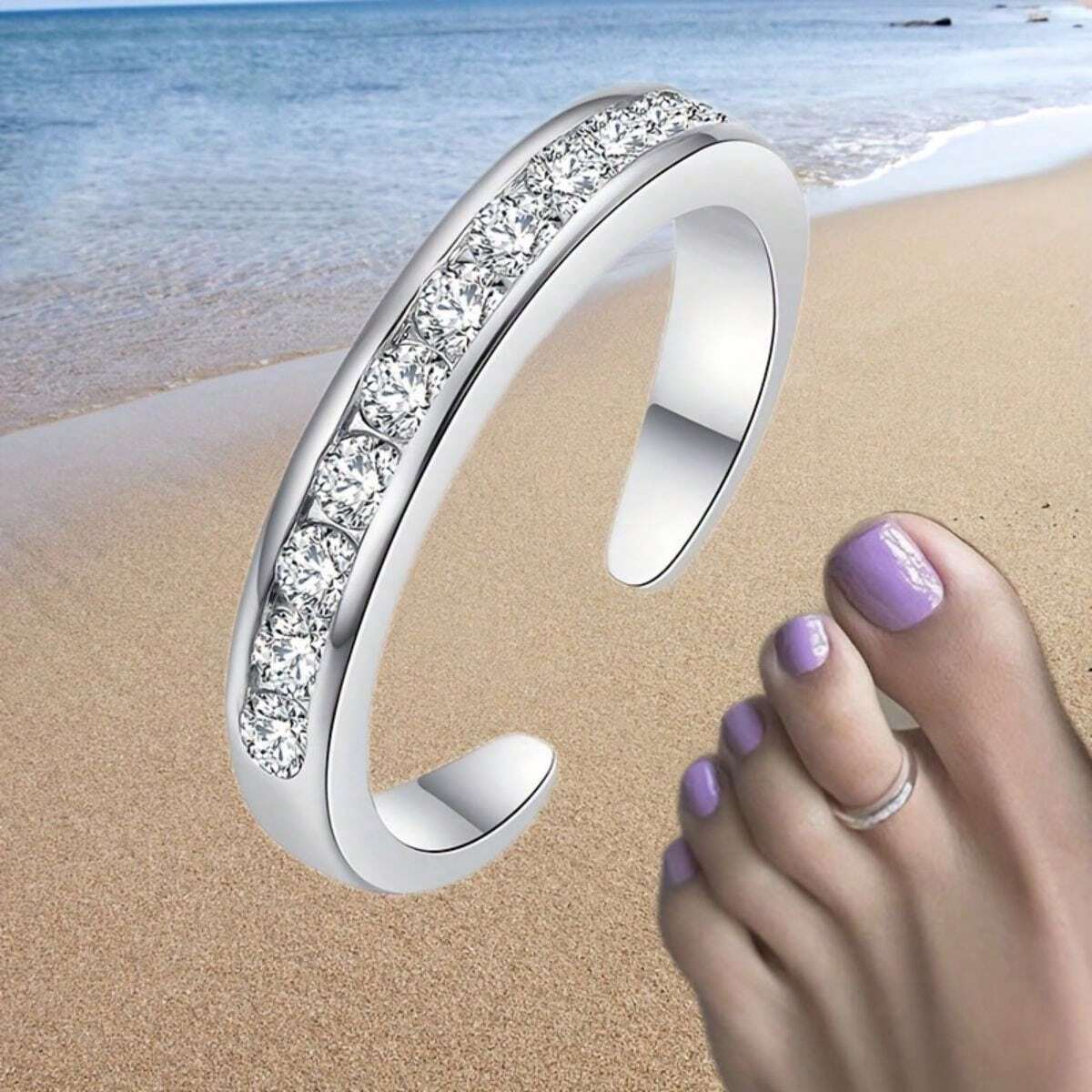 Stainless Foot Ring Summer Bea - đánh giá và giá Body Jewelry Hoops