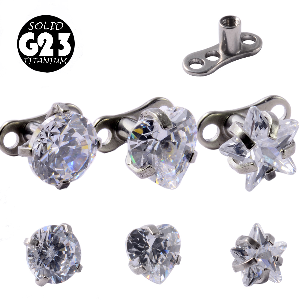 1Peice G23 Titanium Dermal Anc - đánh giá và giá Dermal Anchor Top