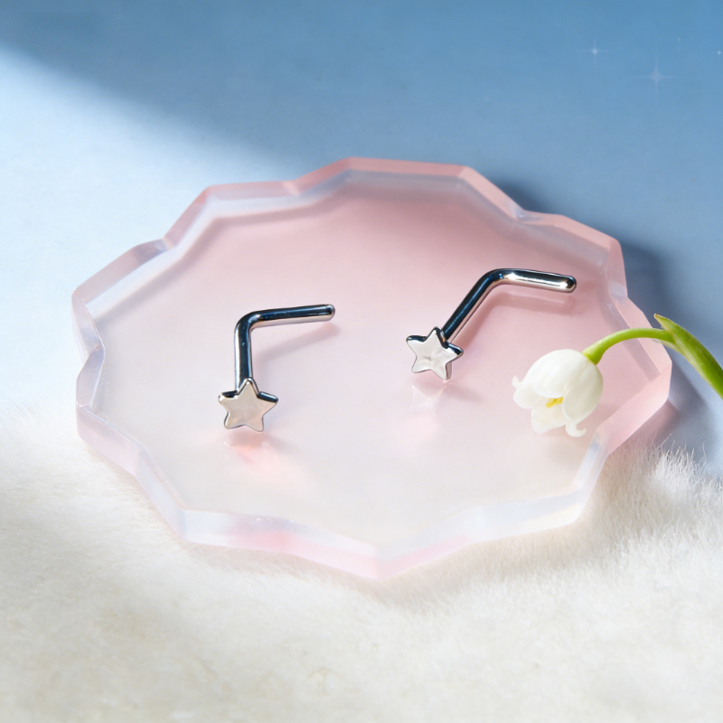 1Pc Trendy Sweet Cool Style St - đánh giá và giá Body Jewelry Hoops