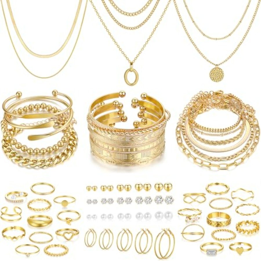 FAXHION 68 Pcs for with 7 Neck - đánh giá và giá Body Jewelry Hoops