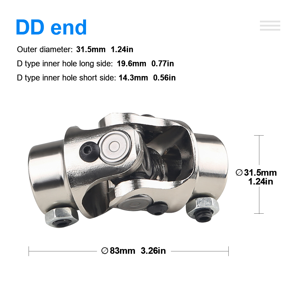 Chrome Single U-Joint Shaft Un - đánh giá và giá Body Jewelry 4 U