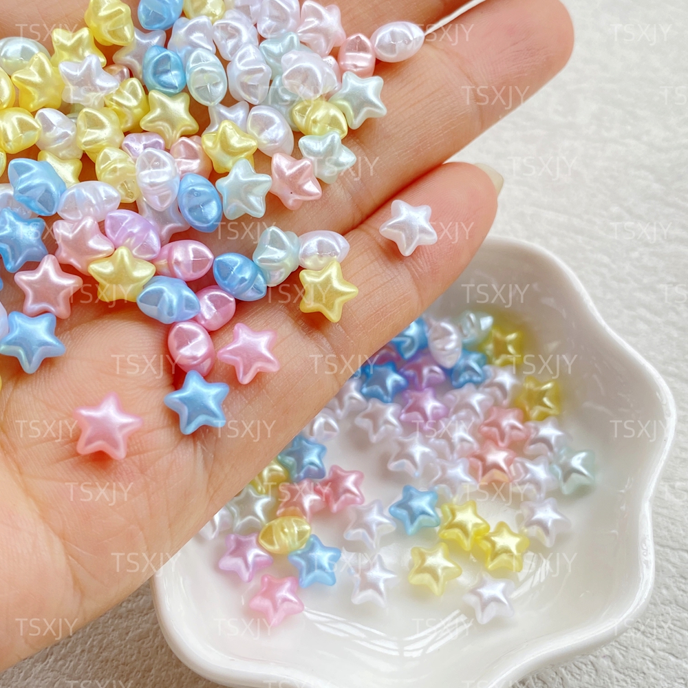 100pcs Resin Mixed 3D Colorful - đánh giá và giá Star Flat Back